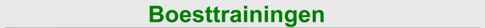 Boesttrainingen
